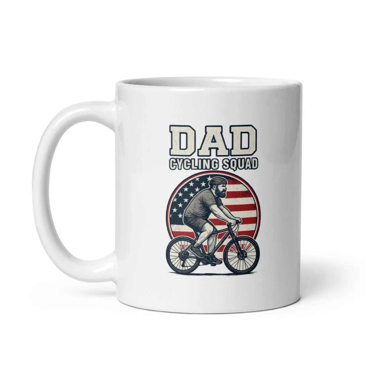 Cycling-themed mug for dads