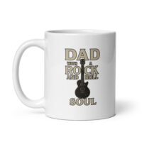 Coffee mug: 'Dad with a Rock and Roll Soul'