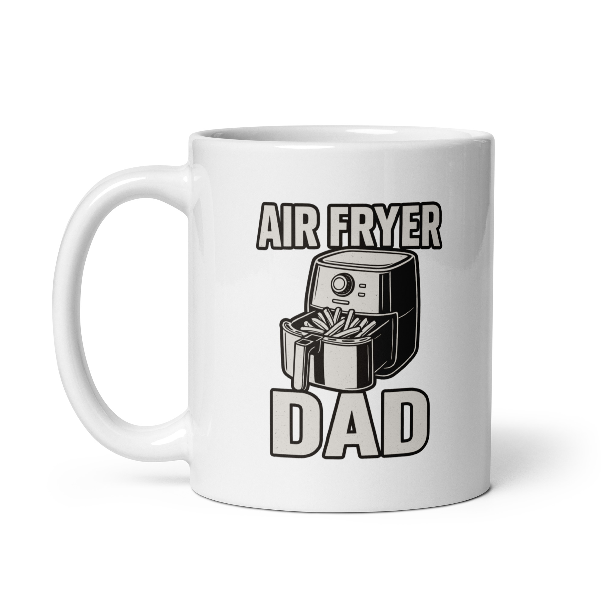 white-glossy-mug-white-11-oz-handle-on-left-68f1fd5acfdf2.jpg White mug with air fryer dad design