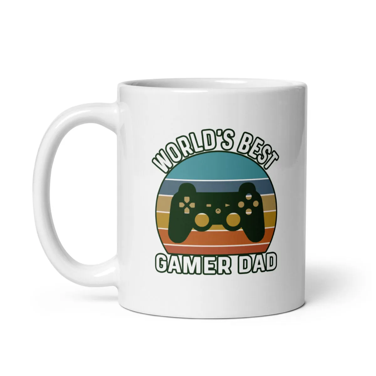 World’s Best Gamer Dad Ceramic Mug - Image 2