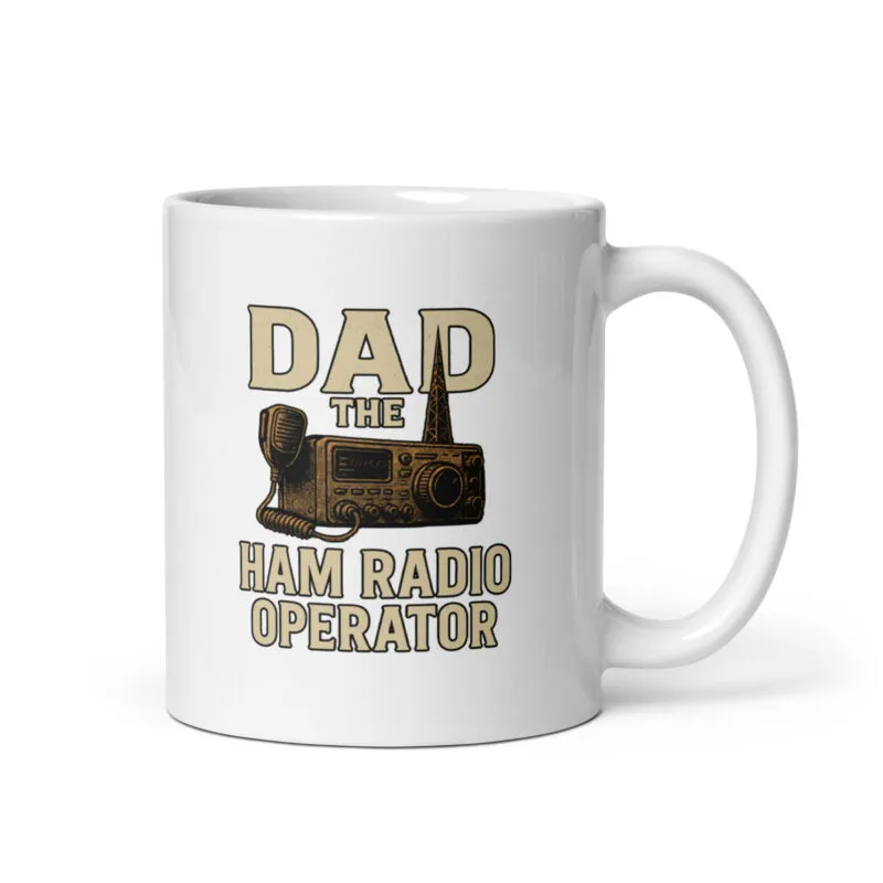 Dad ham radio operator mug