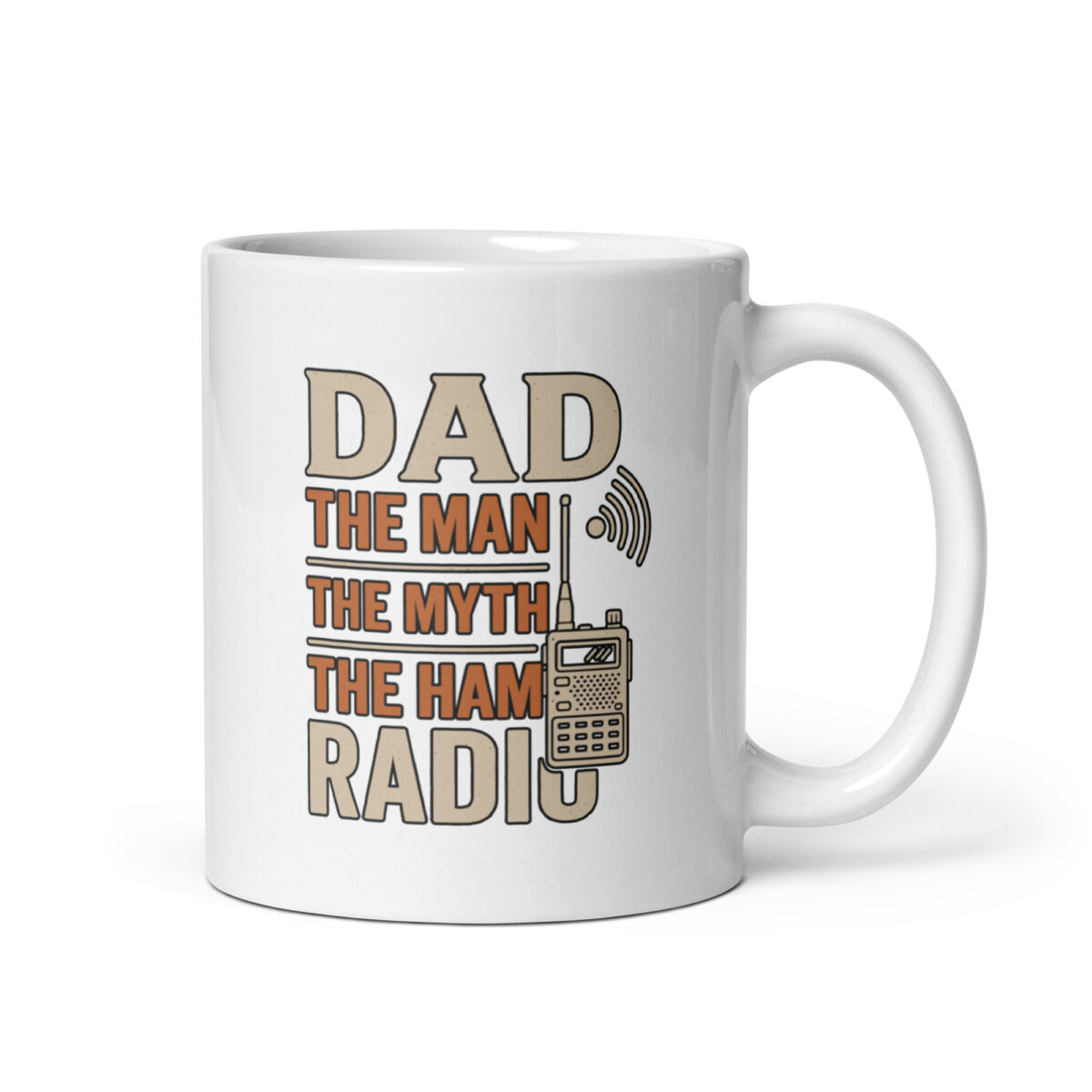 Dad-themed ham radio mug