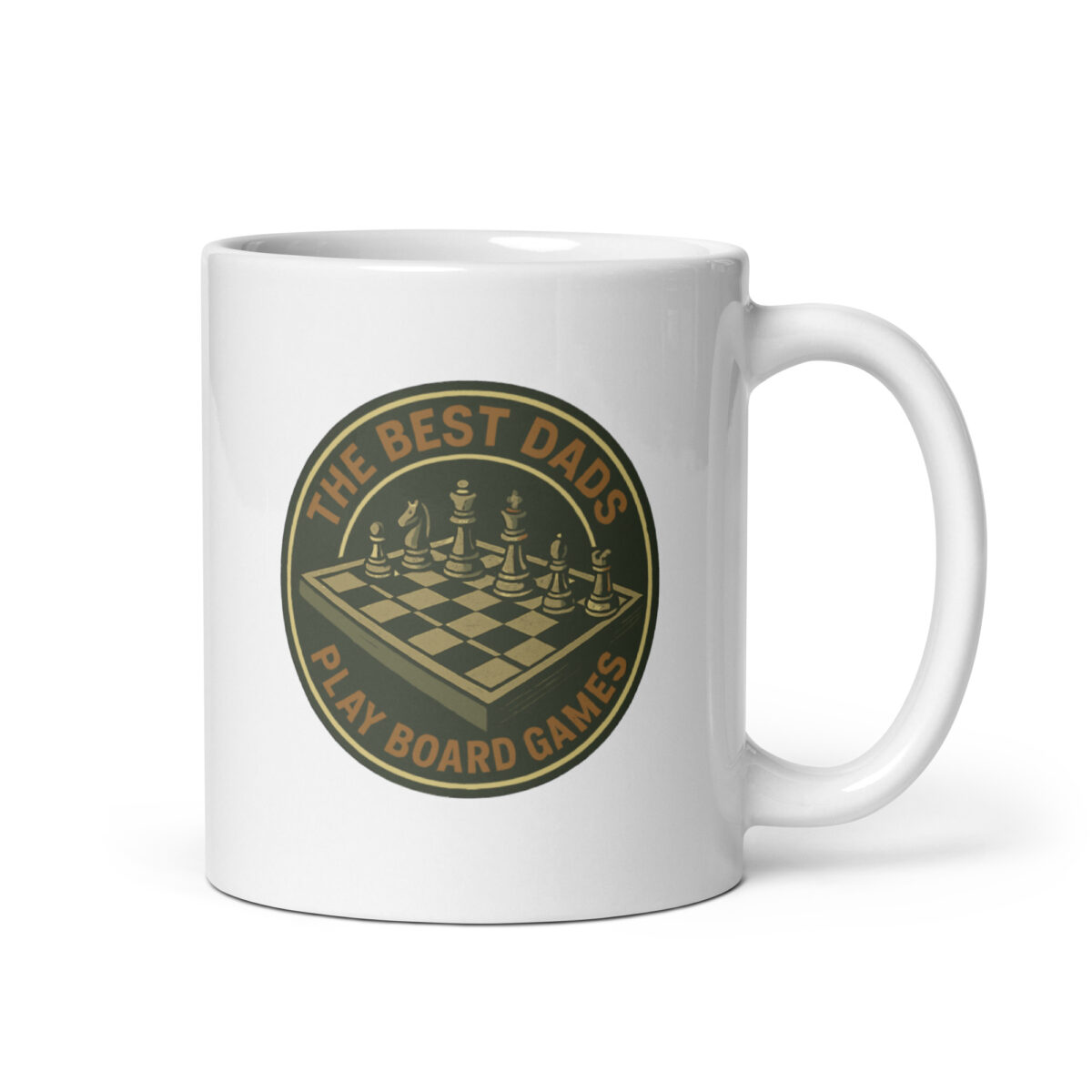 Chess-themed mug for board-game-loving dads