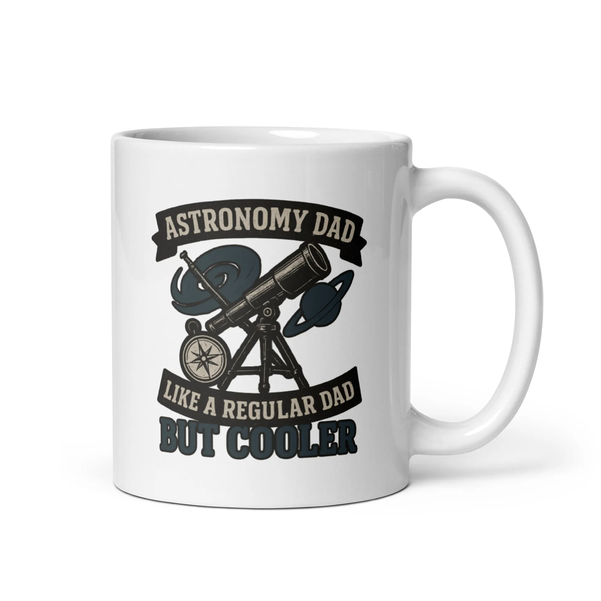 white-glossy-mug-white-11-oz-handle-on-right-68e89b962f3fd.jpg Astronomy dad mug with telescope and planets design.