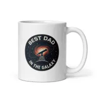 Mug with 'Best Dad in the Galaxy' design