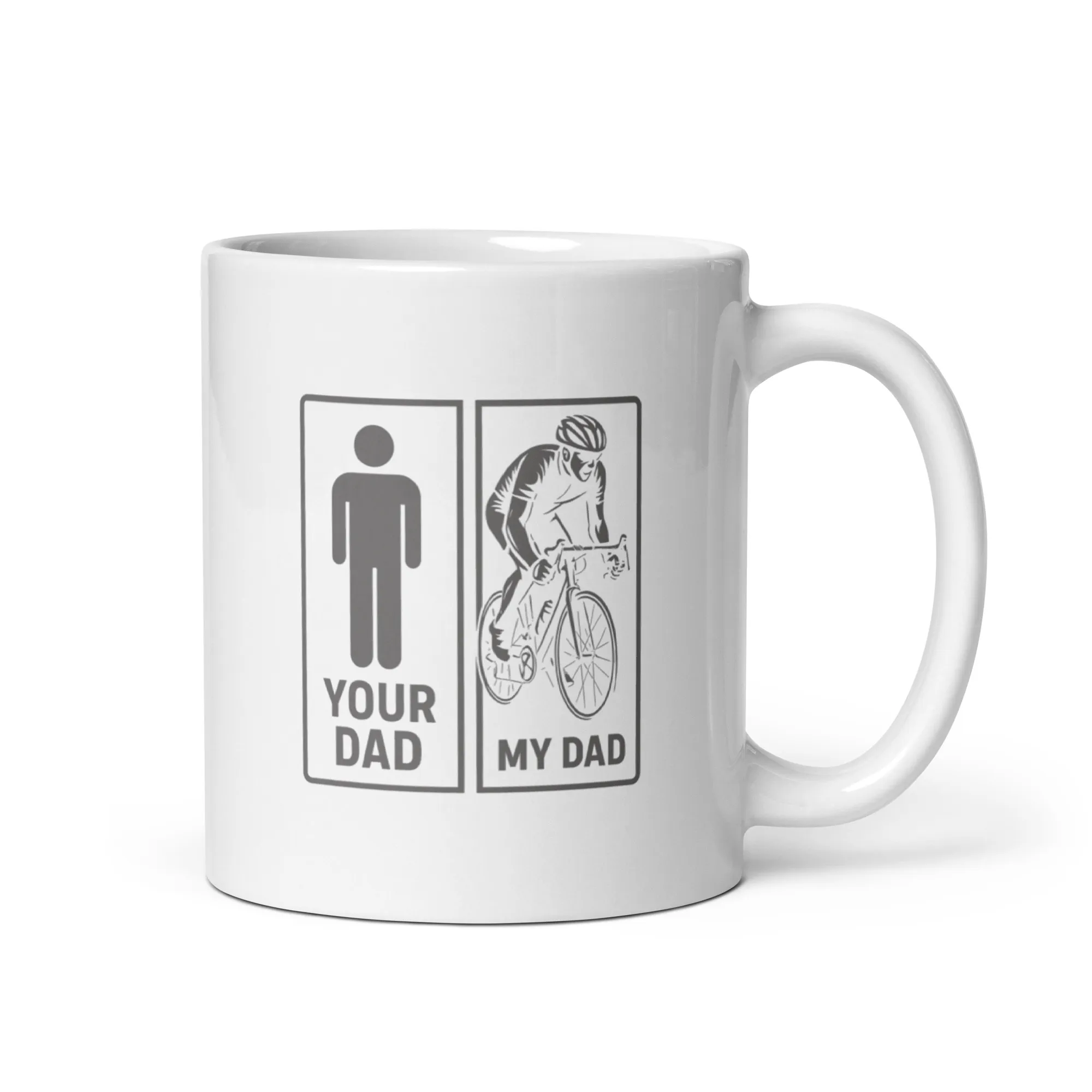 white-glossy-mug-white-11-oz-handle-on-right-68e8a9faf2dea.jpg Mug with humorous dad comparison graphic.