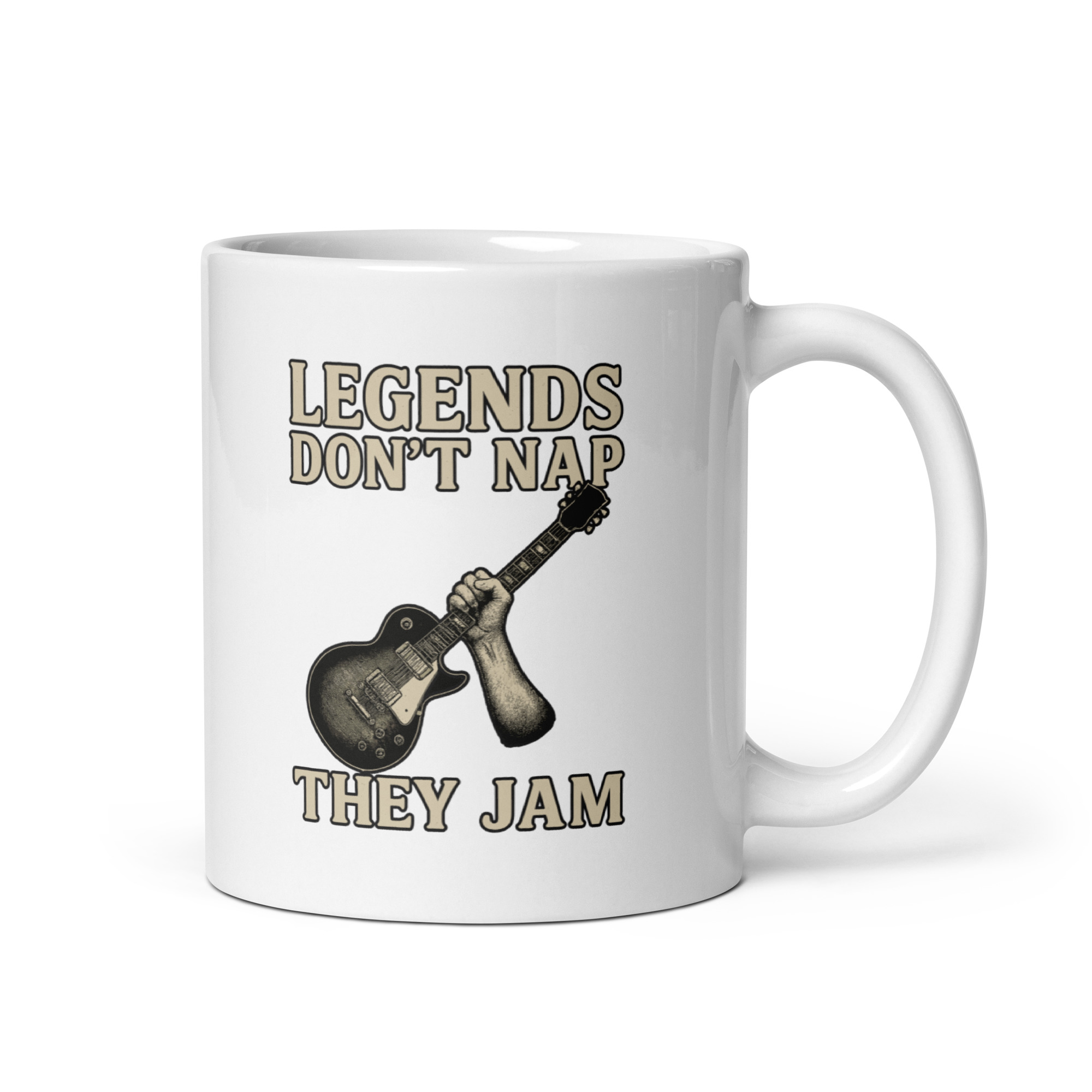 white-glossy-mug-white-11-oz-handle-on-right-68f1e375ad89b.jpg Mug with guitar and 'Legends Don't Nap' text