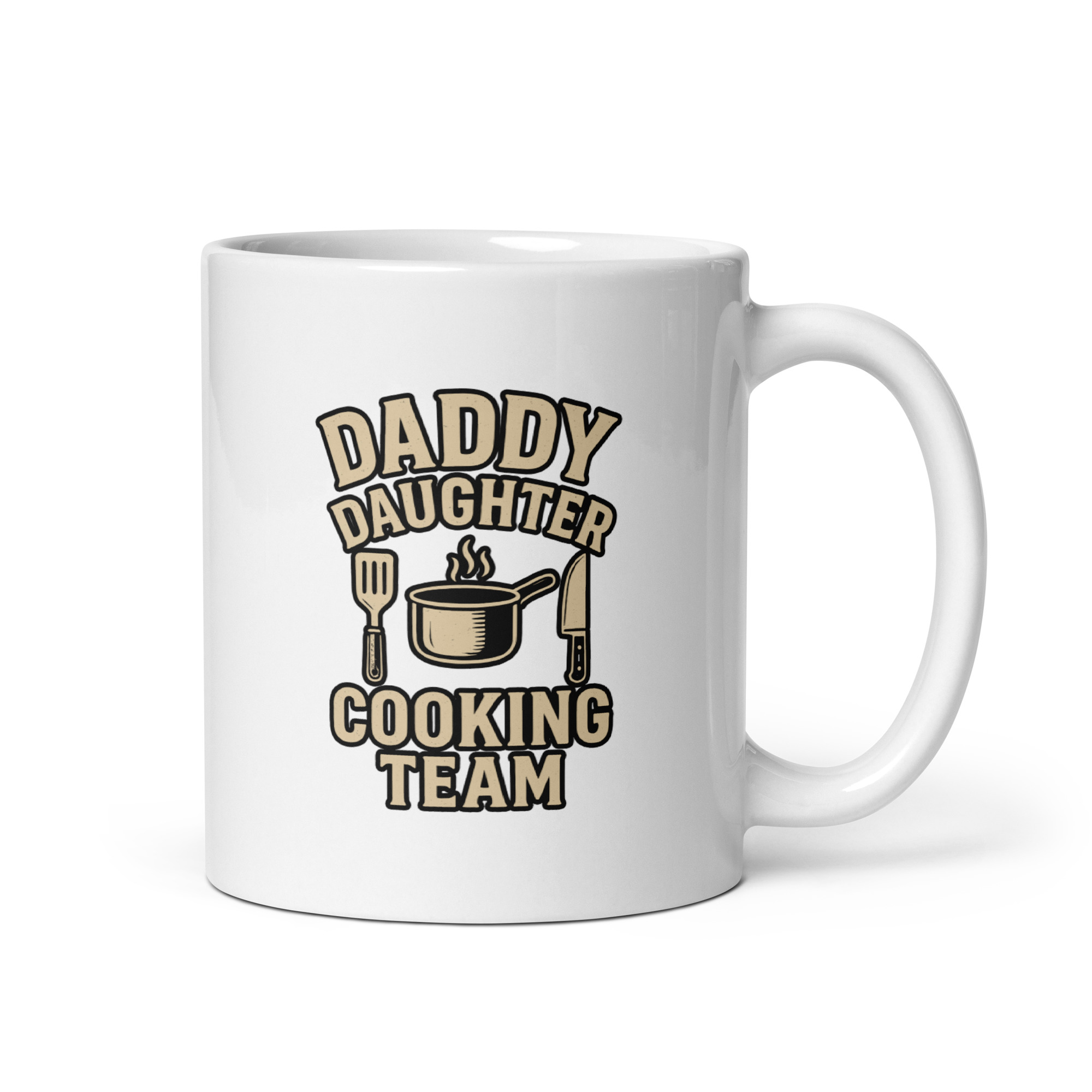 white-glossy-mug-white-11-oz-handle-on-right-68f203b115269.jpg Daddy daughter cooking team mug design