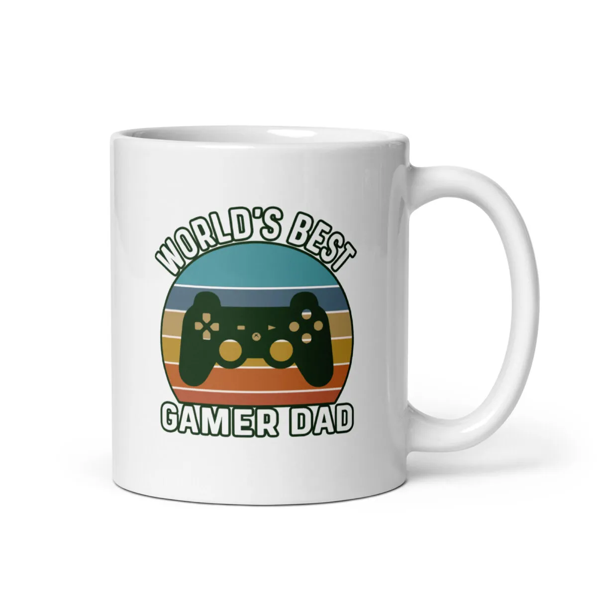 Mug with World's Best Gamer Dad design