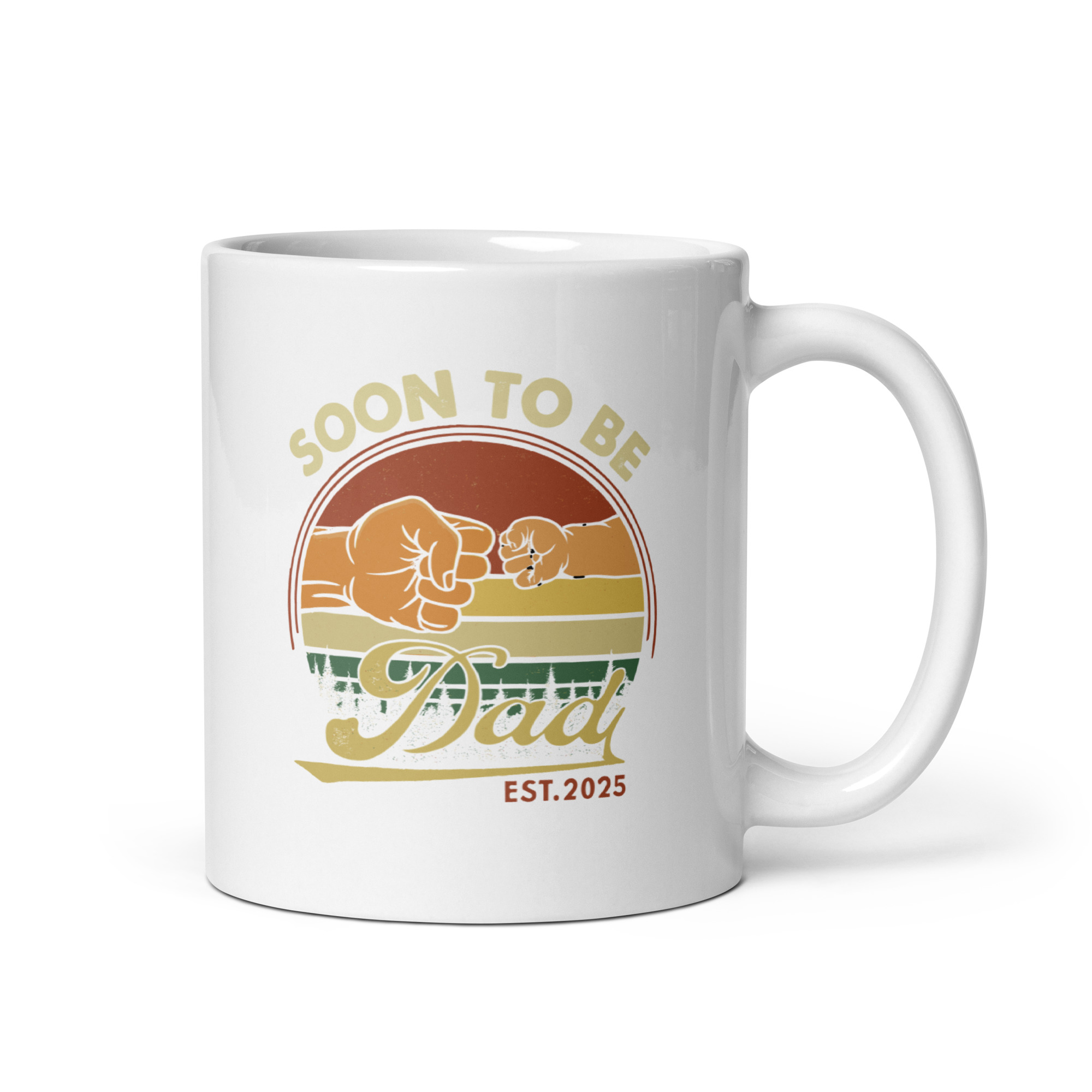 white-glossy-mug-white-11-oz-handle-on-right-68f71d1a1b7c4.jpg Soon to be dad mug, vintage design, Est. 2025