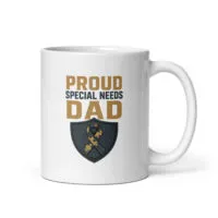 Mug with 'Proud Special Needs Dad' text