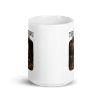 White coffee mug with 'This Is How I Roll' design.