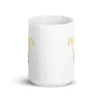 White mug with 'Daddy's Girl' in yellow lettering