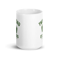White mug with Twin Dad Est. 2025 design