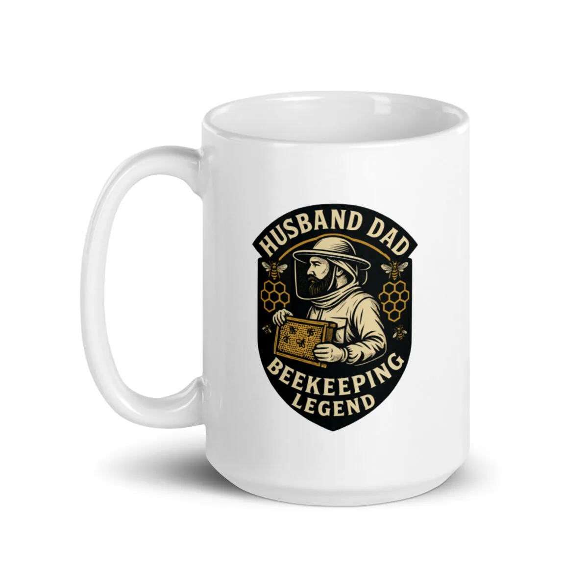 Mug with beekeeping dad design