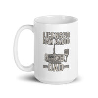 Mug with Licensed Ham Radio Dad design
