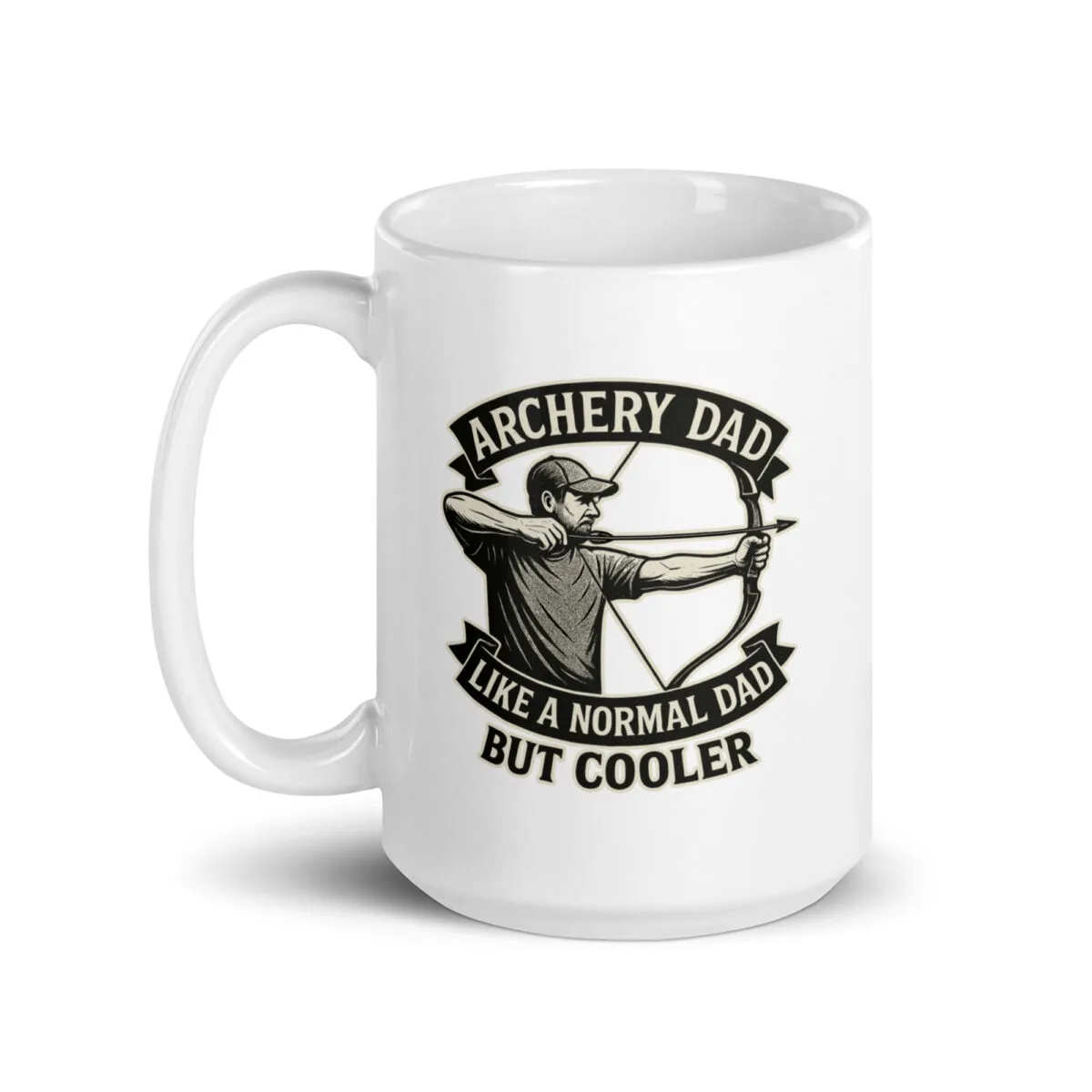 Archery Dad Ceramic Mug – Like a Normal Dad, But Cooler - Image 5