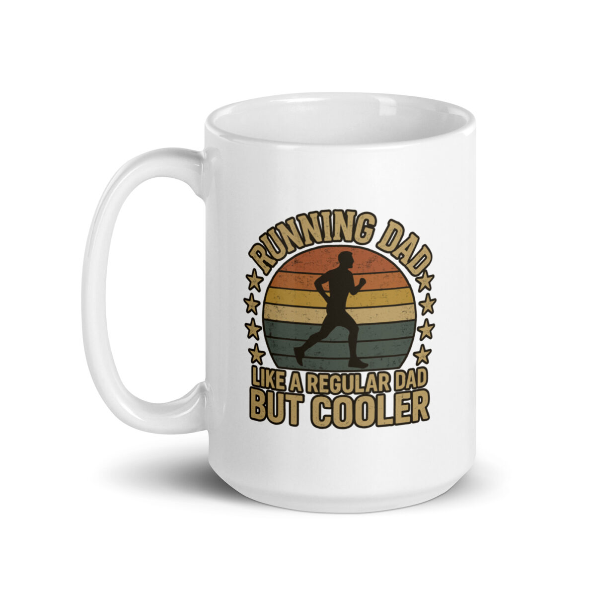Mug with 'Running Dad' slogan design