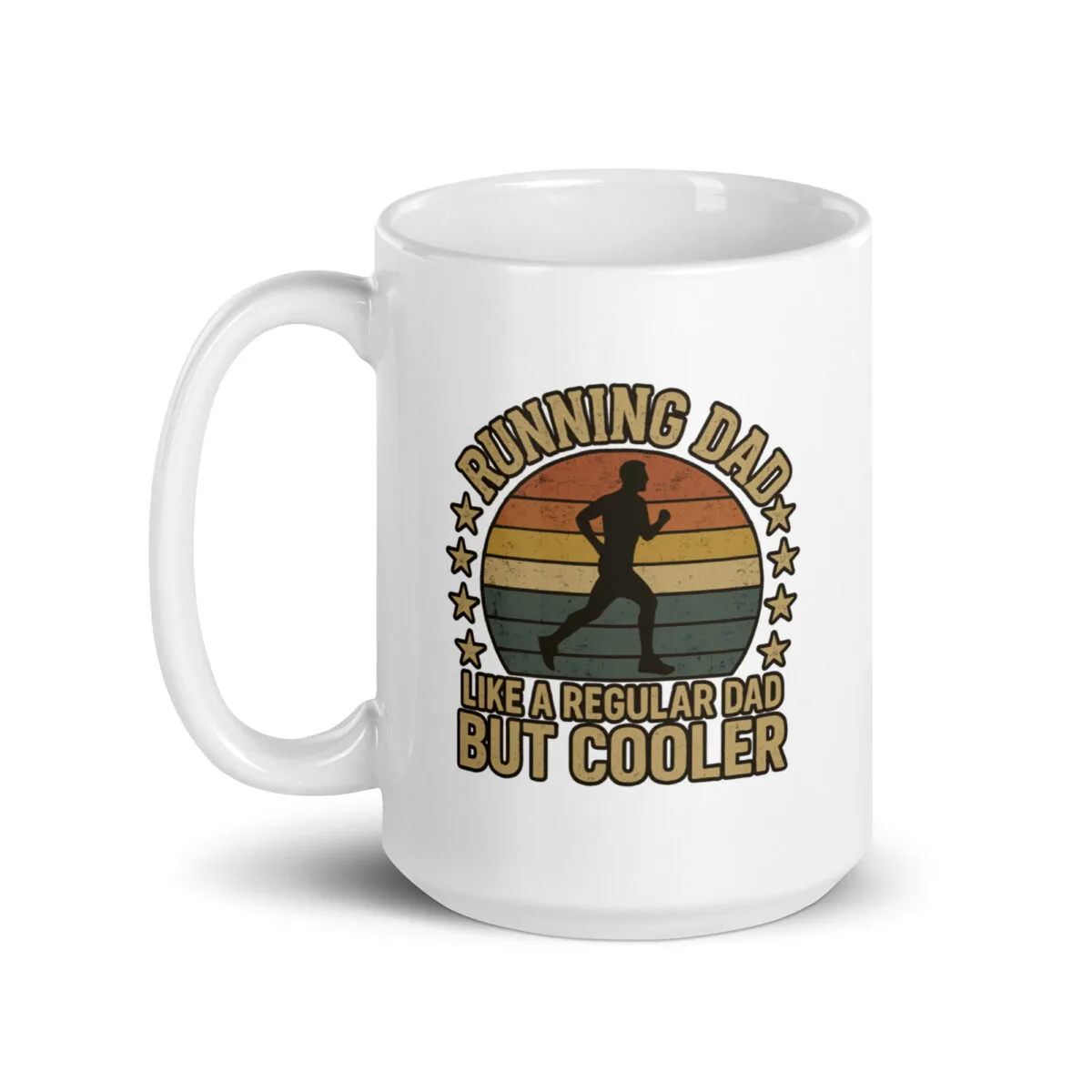 Mug with 'Running Dad' slogan design