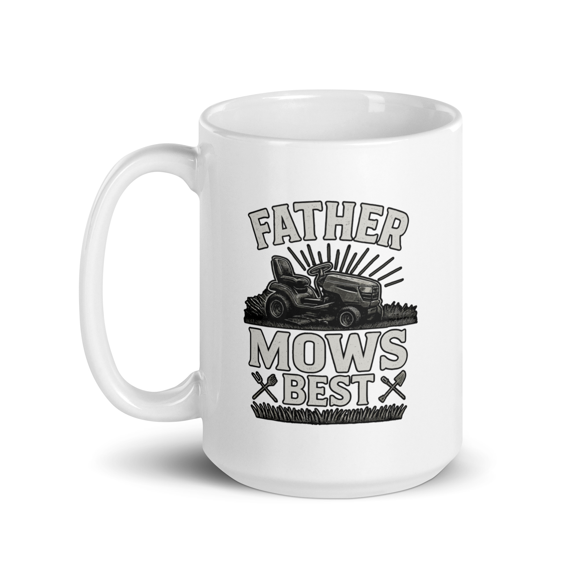 white-glossy-mug-white-15-oz-handle-on-left-68f1fae86462c.jpg Father Mows Best mug with lawnmower graphic