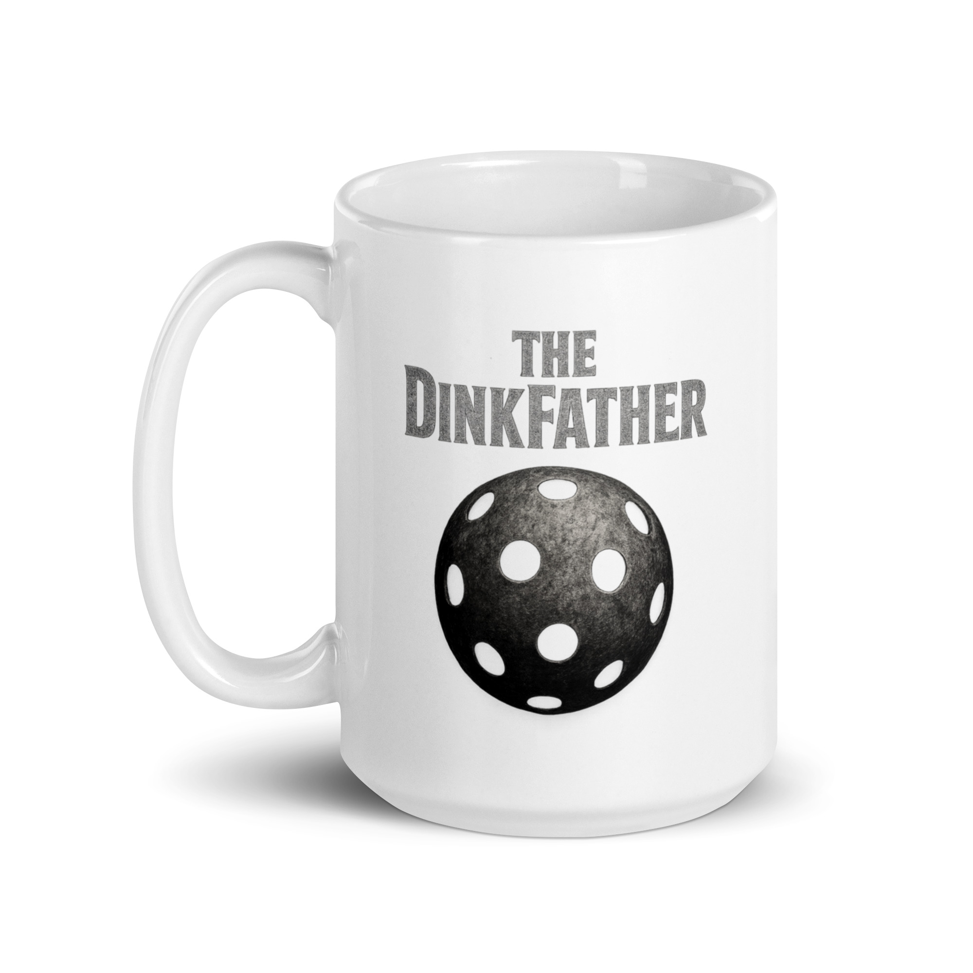 white-glossy-mug-white-15-oz-handle-on-left-68f6245a8b4be.jpg White mug with 'The Dinkfather' design.