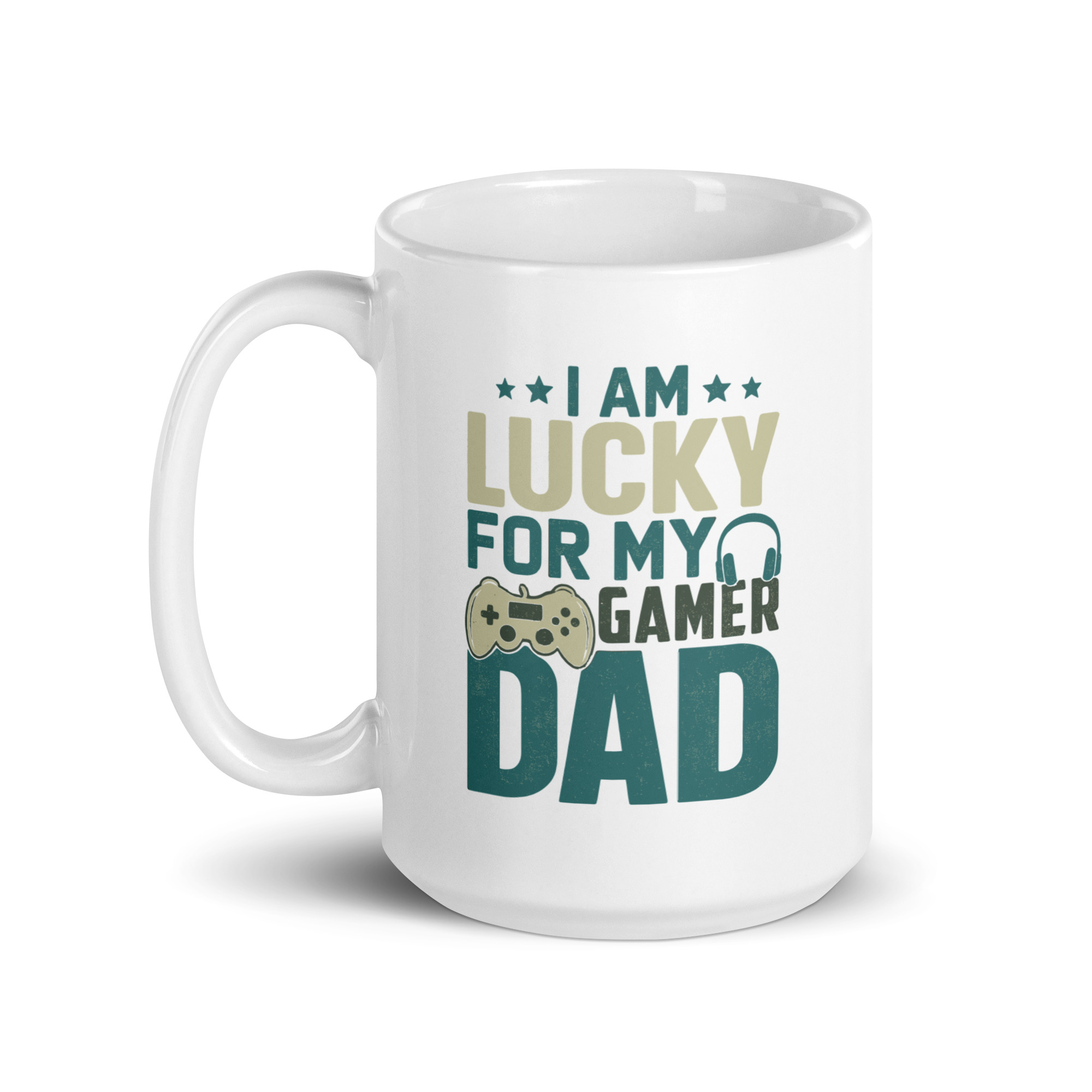 white-glossy-mug-white-15-oz-handle-on-left-68f62bf70cc37.jpg Gamer dad mug with controller and headset design.