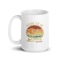 Mug with 'Soon to be Dad' design, 2025.