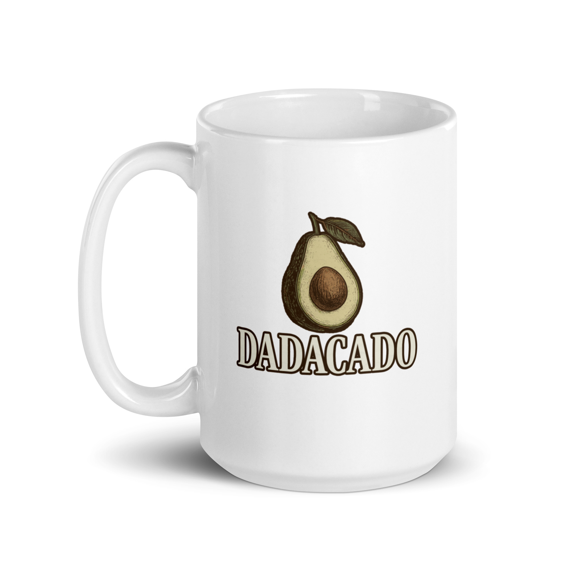 white-glossy-mug-white-15-oz-handle-on-left-68f728c9956c8.jpg Mug with avocado illustration, text Dadacado