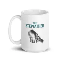 Mug with 'The Stepfather' and handshake image