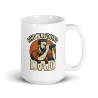 Bird watching dad mug, vintage style design