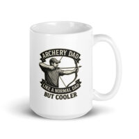 Archery Dad mug, humorously cooler than normal dad.