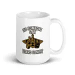 Mug with board game theme design
