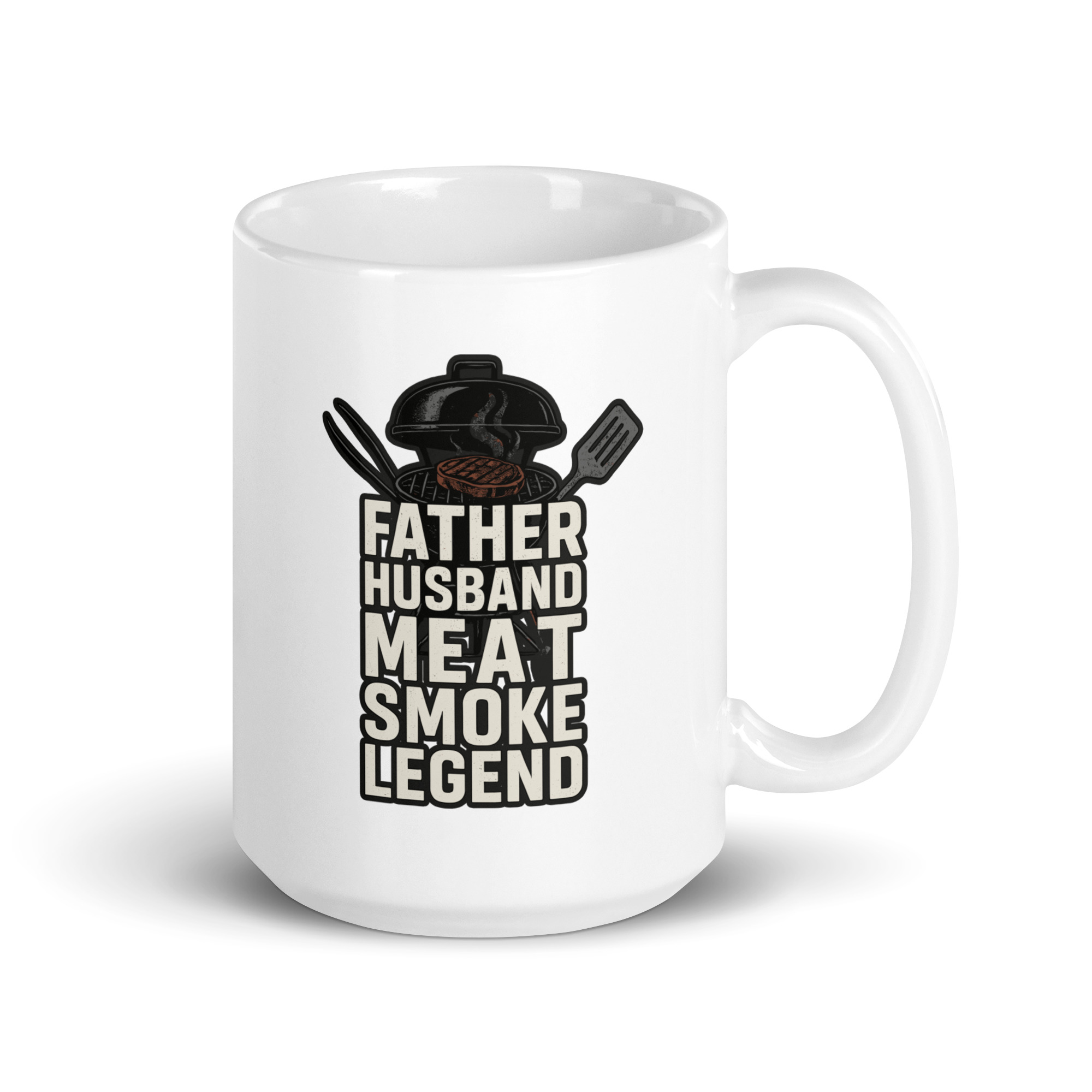 white-glossy-mug-white-15-oz-handle-on-right-68f1cff699be8.jpg White mug with barbecue-themed text design.