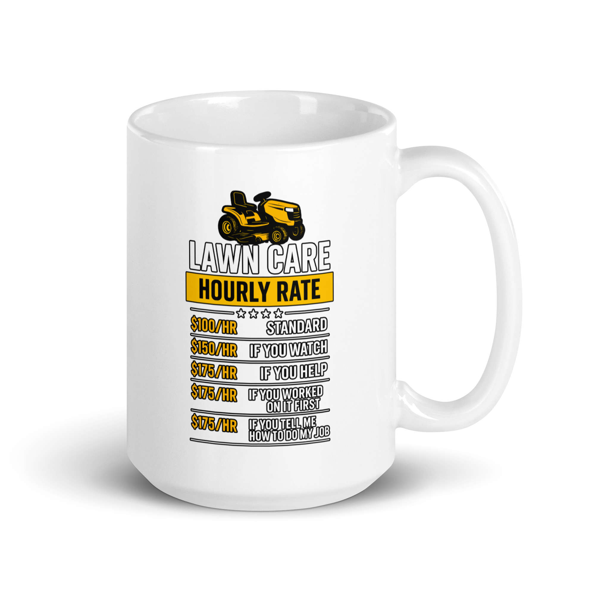 white-glossy-mug-white-15-oz-handle-on-right-68f61887010dc.jpg Lawn care rates humorous mug design.
