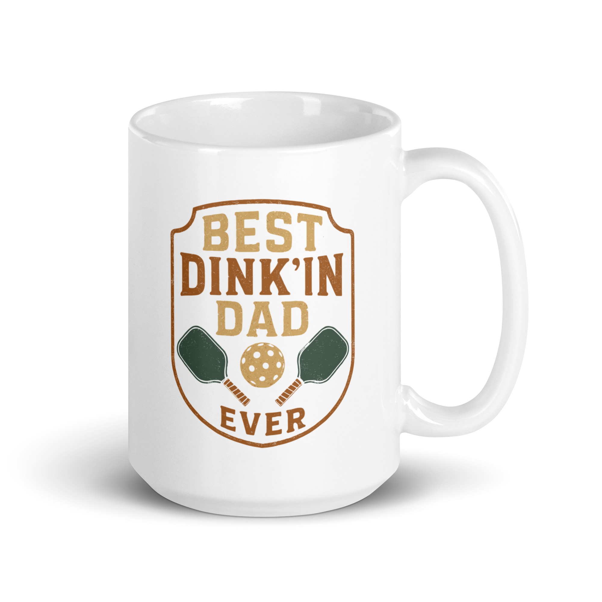 white-glossy-mug-white-15-oz-handle-on-right-68f61ff45ba87.jpg Pickleball mug with 'Best Dink'in Dad' design