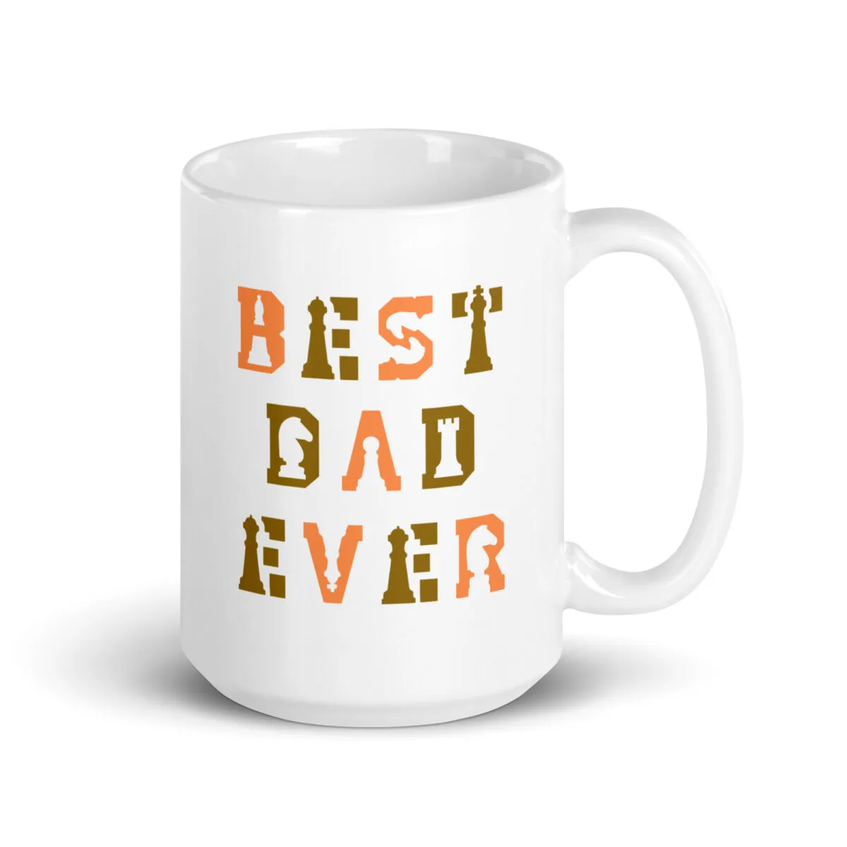 Best Dad Ever Chess Ceramic Mug - Image 4