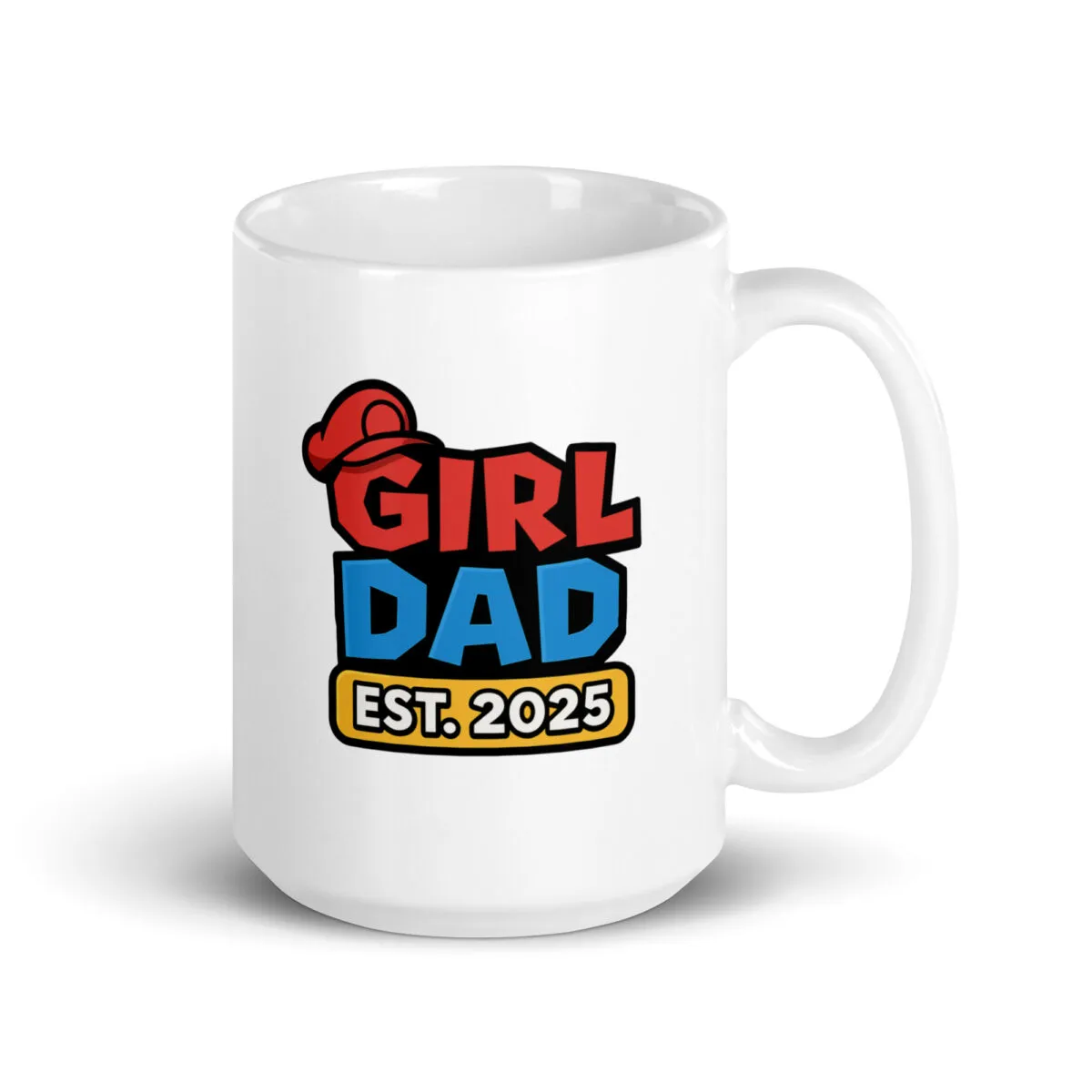 Girl Dad mug, established 2025 design