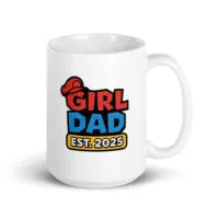 Girl Dad mug, established 2025 design