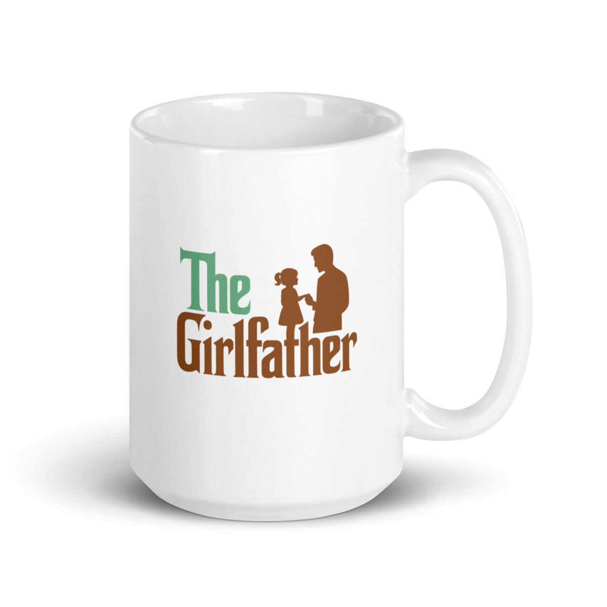 The Girlfather mug with silhouette design