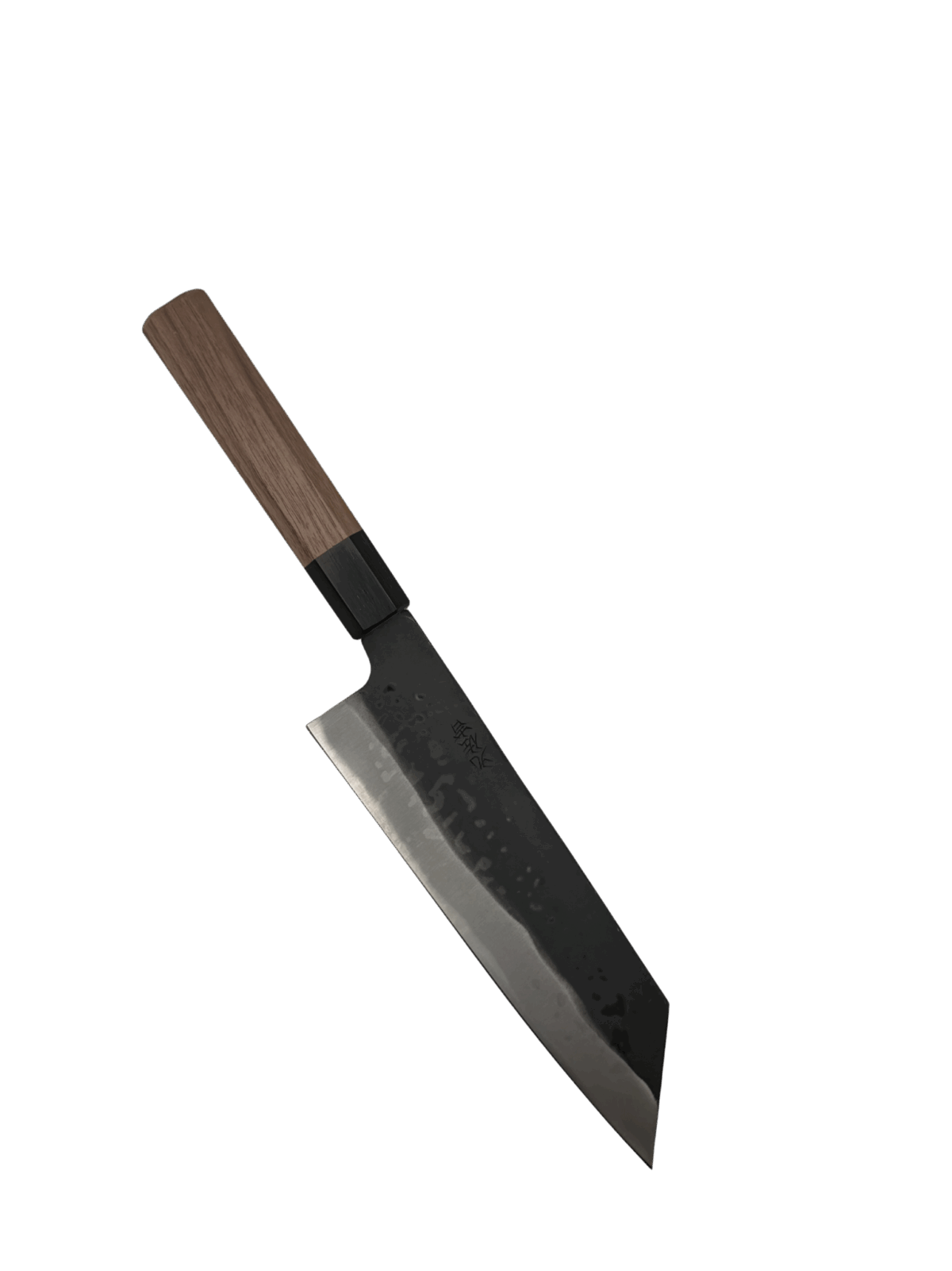 Japanese chef knife with wooden handle