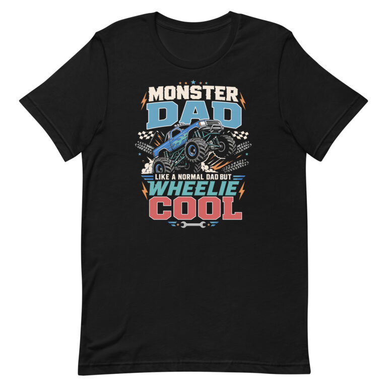 Monster Dad monster truck graphic T-shirt