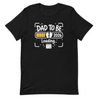 Black Dad To Be 2026 Loading T-shirt