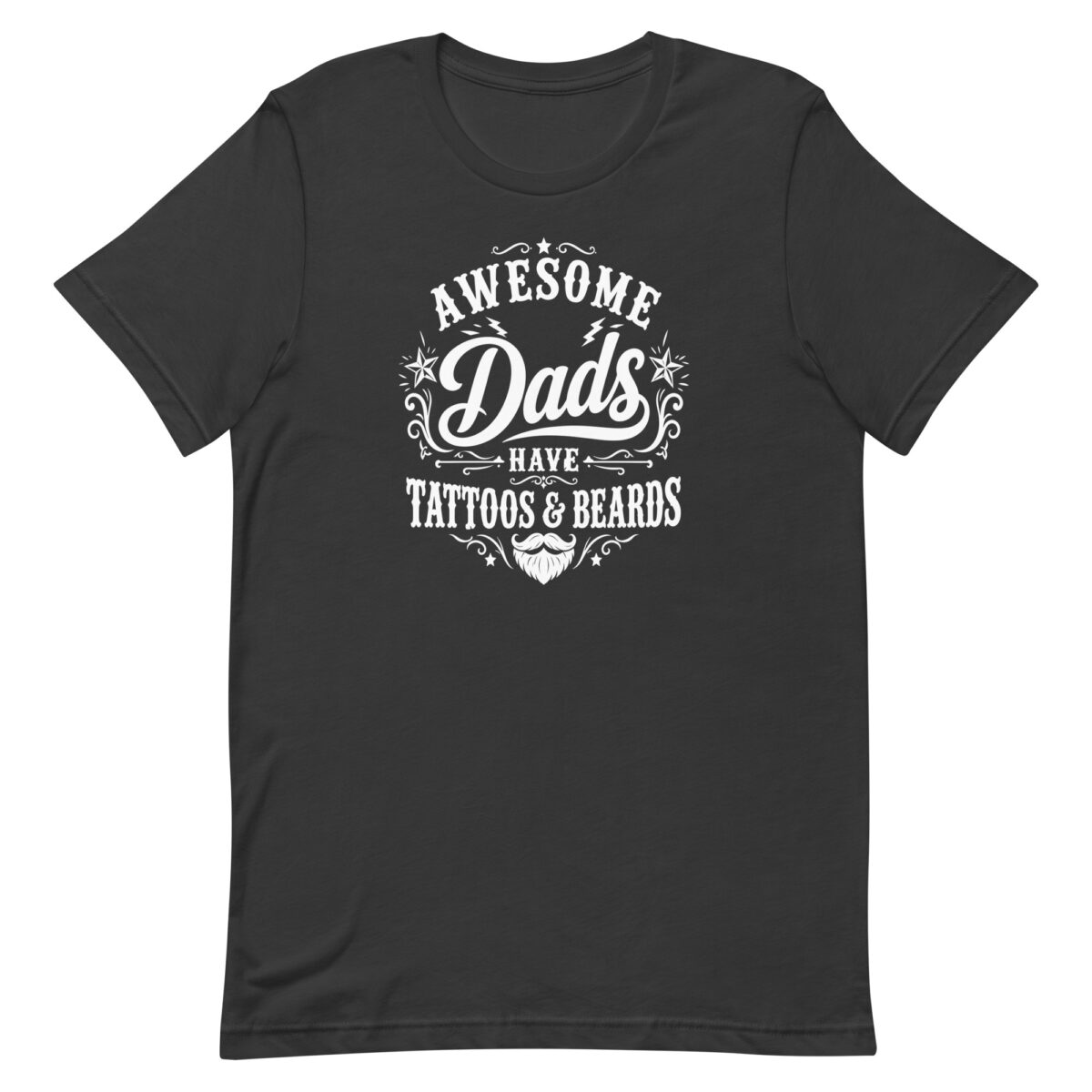 Black T-shirt with Awesome Dads slogan