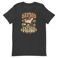 Funny father figure dad bod graphic T-shirt