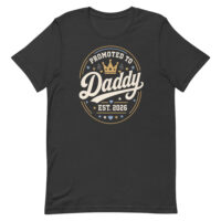Promoted to Daddy EST 2026 T-shirt design