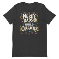 Nerdy Dads Build Character T-shirt design