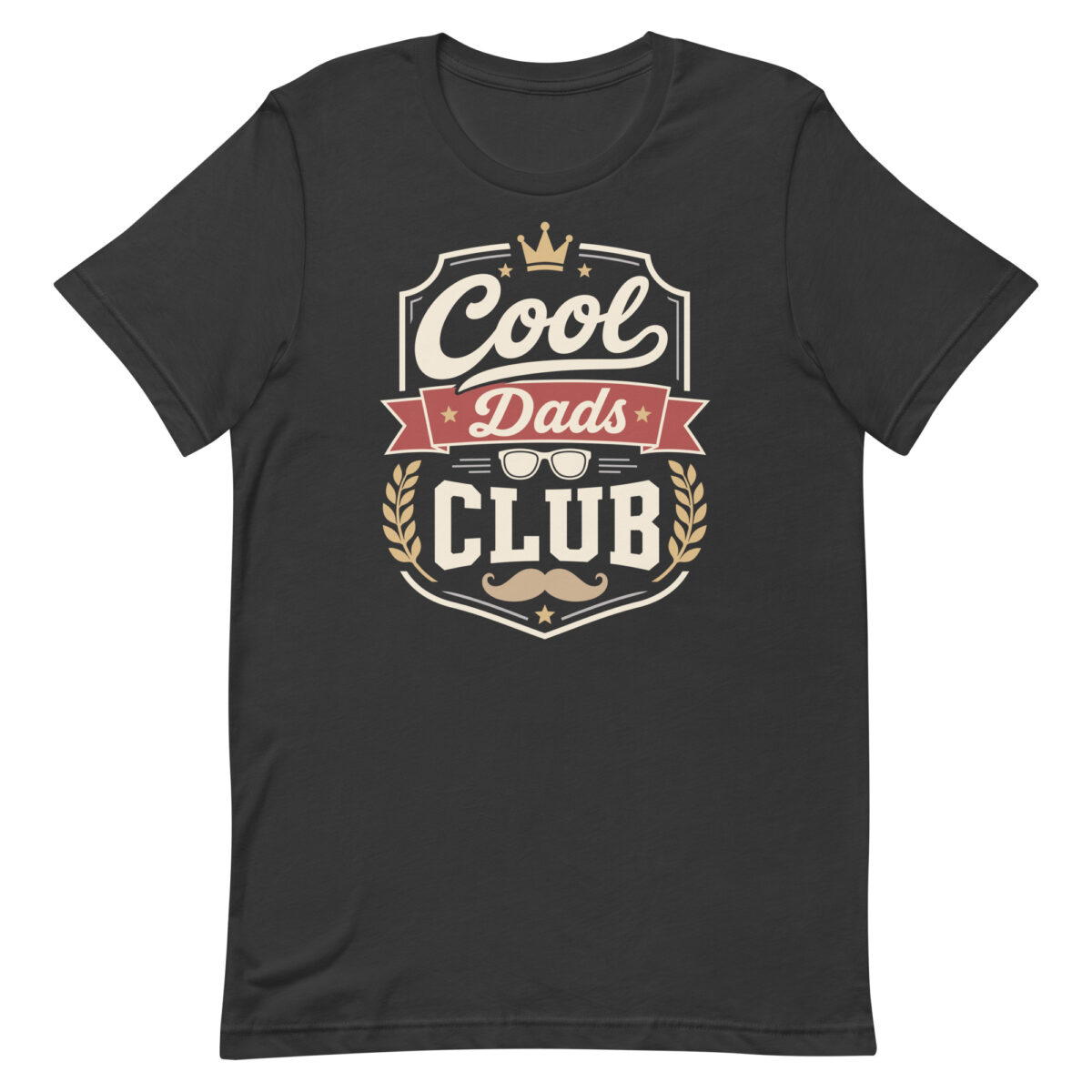 Black Cool Dads Club graphic T-shirt