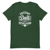 Green T-shirt with dad slogan design