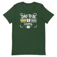 Green Dad To Be 2026 Loading T-shirt