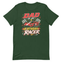 Dad of the Birthday Racer racing car shirt